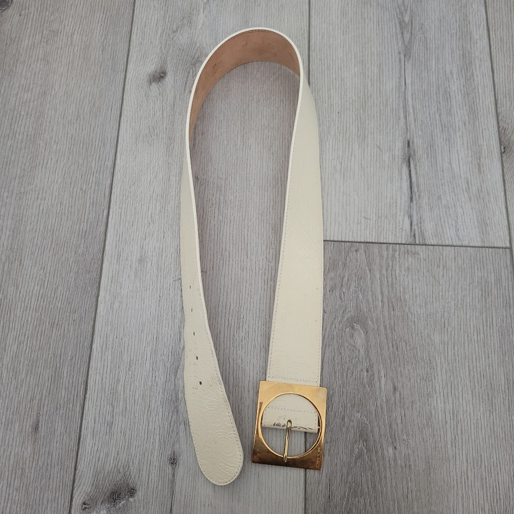 Etro Milano Leather Belt.